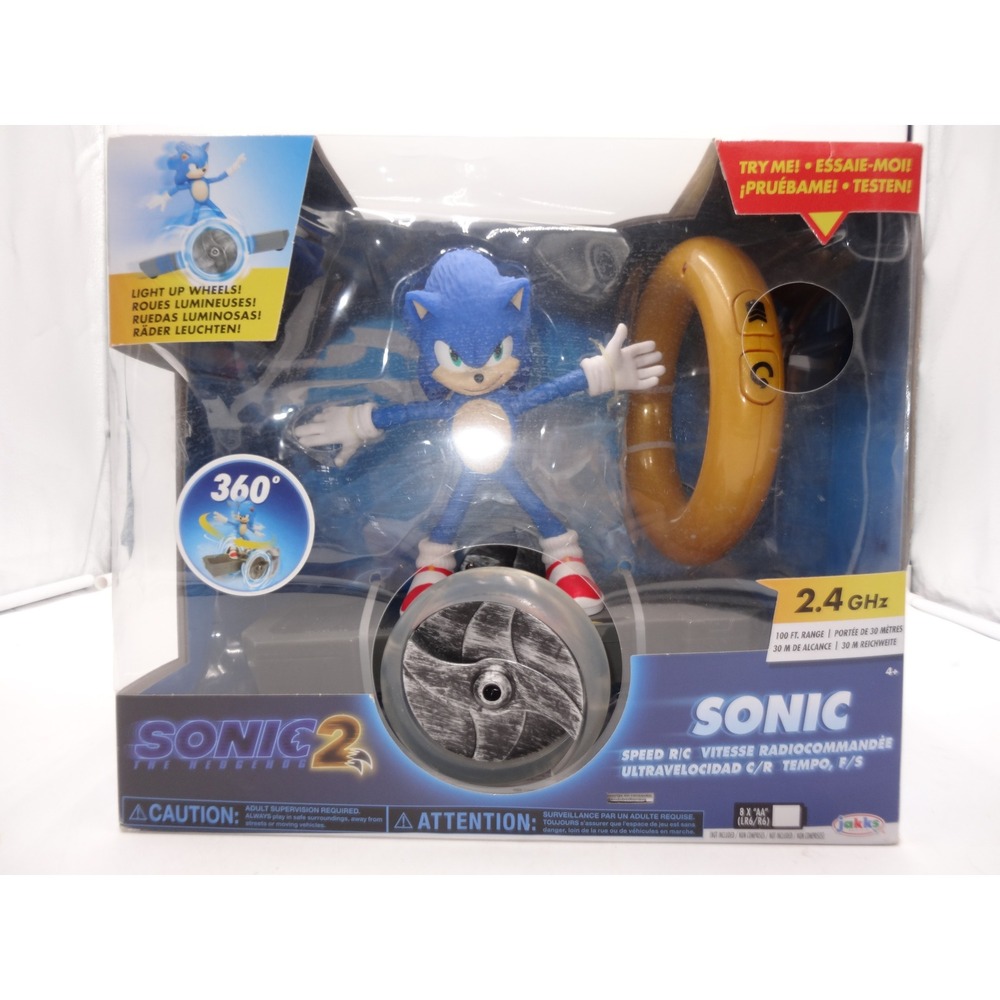 JAKKS Pacific Sonic‎ The Hedgehog Speed RC Skateboard Gold Ring Controller - Picture 5 of 10